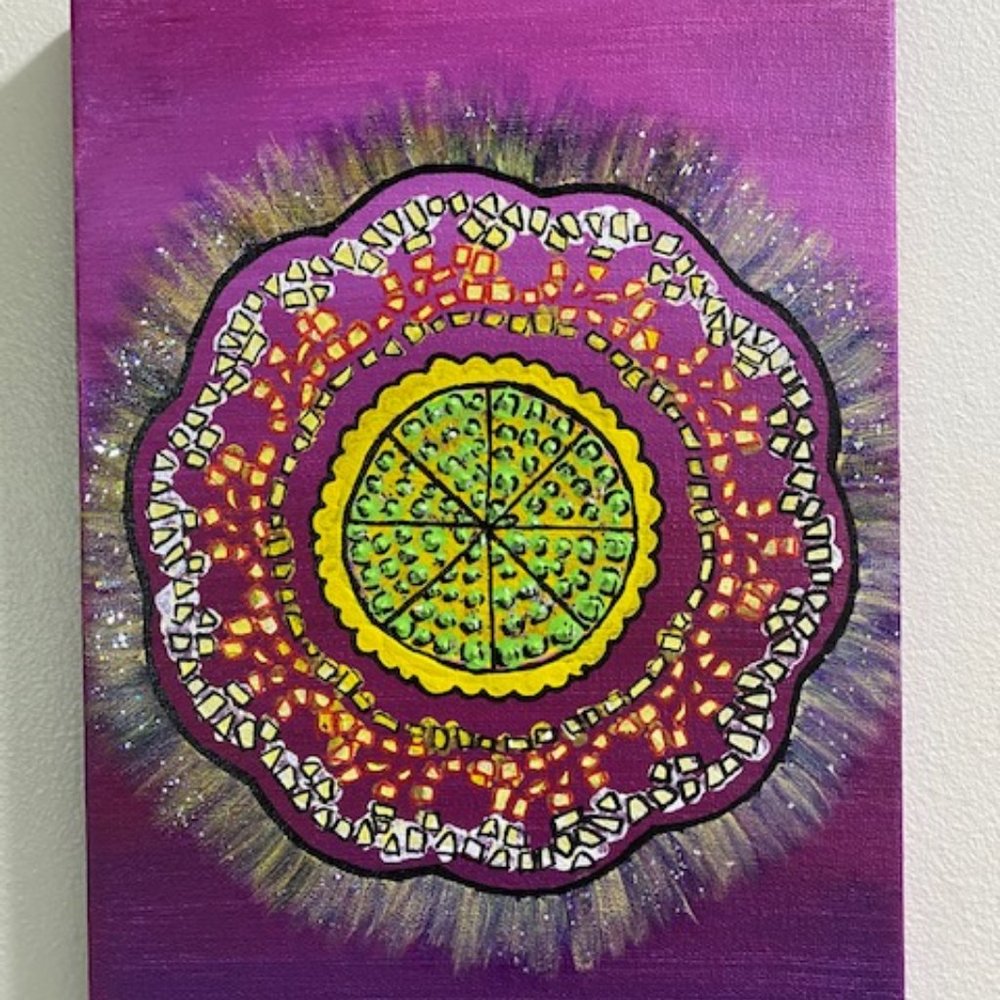 Acrylic painting